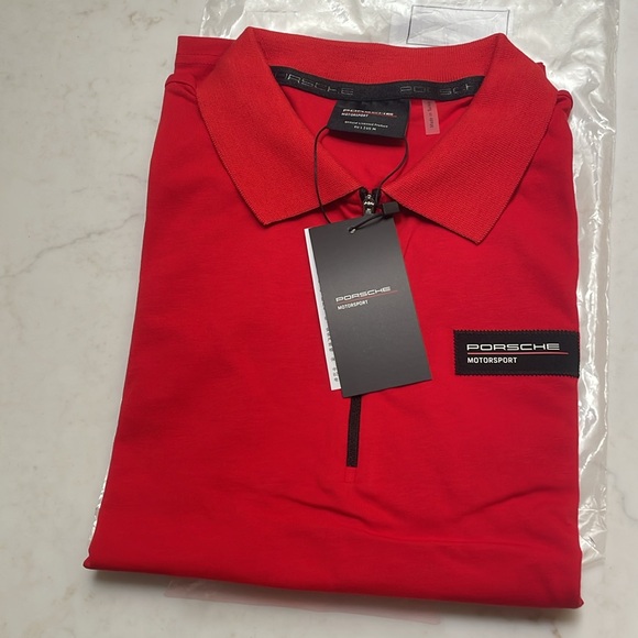 Porsche Motorsport Women’s polo, size M, Red - Picture 8 of 12